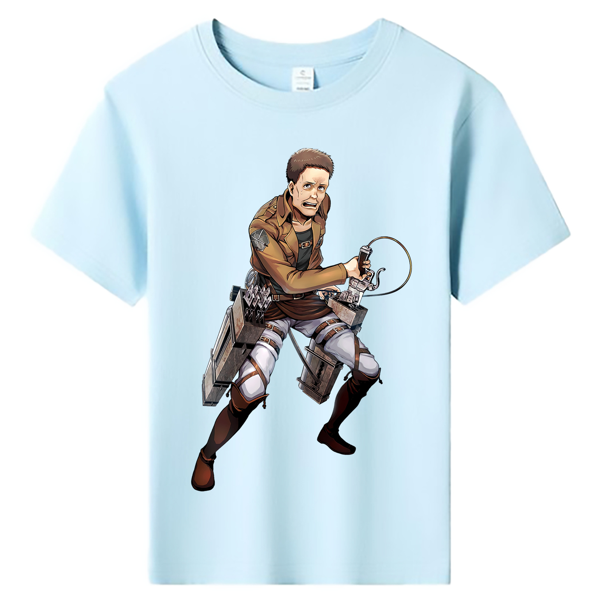 （画像用） 進撃の巨人 Attack on Titan 綿100％キッズTシャツ（フロントプリント）
